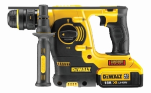 Dewalt DCH254M2-QW Akku-Kombihammer,18,0 Volt,4,0 Ah Li-Ion 400 Watt Bohrhammer Set